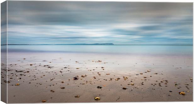 Tranquil Isle of Wight Seascape Canvas Print by Daniel Rose