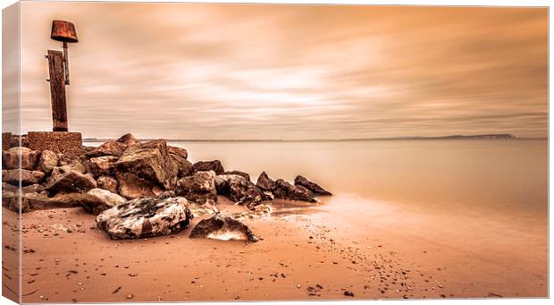 Tranquil Isle of Wight Landscape Canvas Print by Daniel Rose