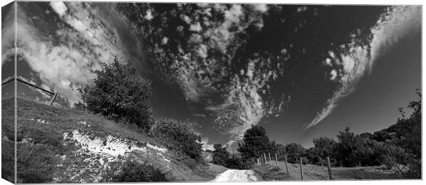 Rambling Sky Canvas Print by Malcolm McHugh