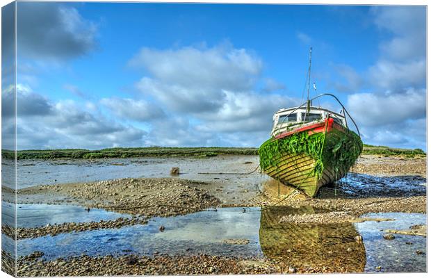 Waiting for the tide Canvas Print by Malcolm McHugh