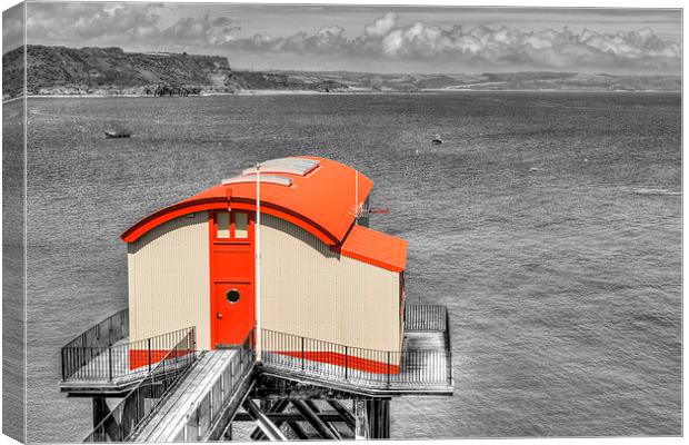The Old Lifeboat Station, Tenby Canvas Print by Malcolm McHugh
