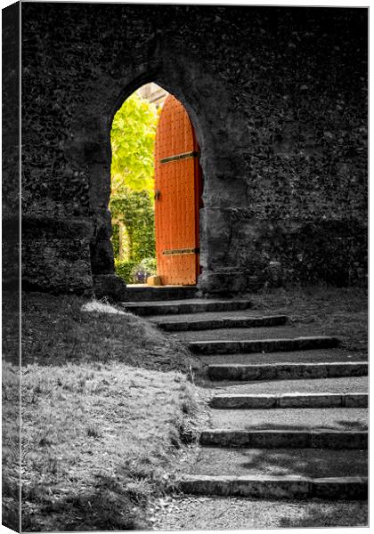 A Doorway to Serenity Canvas Print by Malcolm McHugh