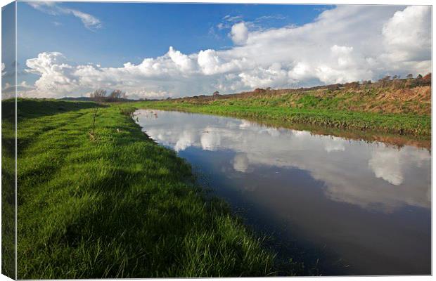  Amble along the river Canvas Print by Stephen Prosser