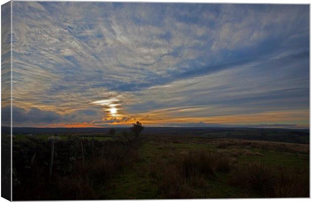  End of day, God's own country 2 Canvas Print by Stephen Prosser
