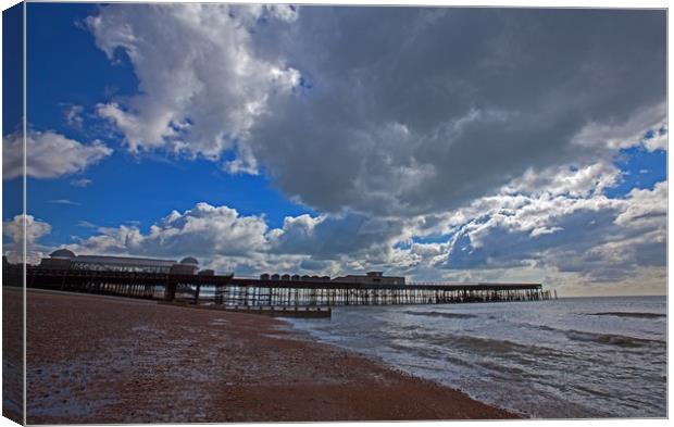 Hastings pier, reborne Canvas Print by Stephen Prosser