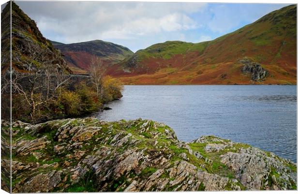 Crummock Water, Lake District Canvas Print by Martyn Arnold