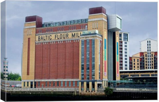 Baltic Flour Mills Art Centre Canvas Print by Martyn Arnold