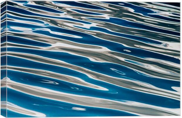 Water - Ripples on the Lake Canvas Print by Martyn Arnold