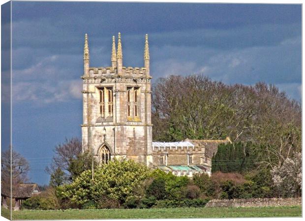 All Saints Church, Aldwincle, Northamptonshire Canvas Print by Martyn Arnold