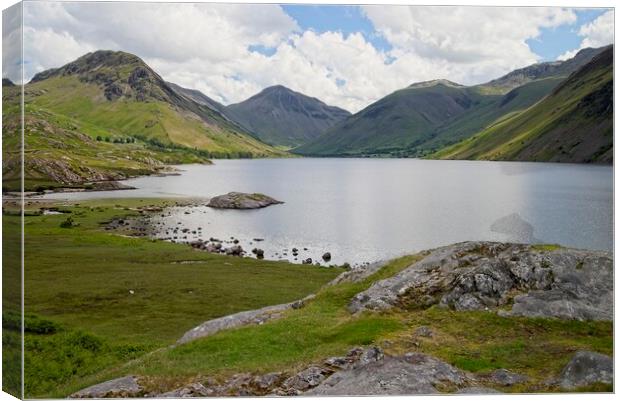 Lake District Wastwater Canvas Print by Martyn Arnold