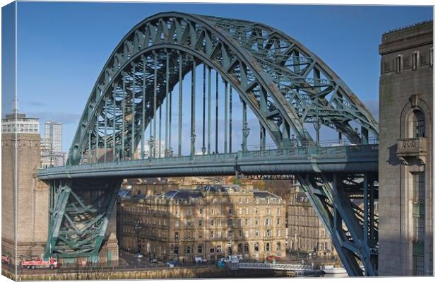 Newcastle upon Tyne Bridge Canvas Print by Martyn Arnold