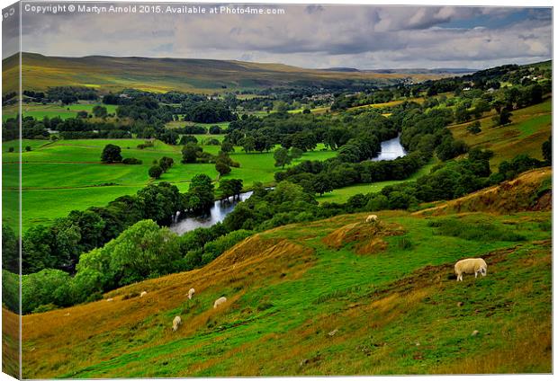  English Dales Landscape Canvas Print by Martyn Arnold