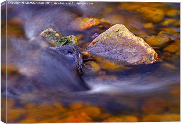  Water Power Canvas Print by Martyn Arnold