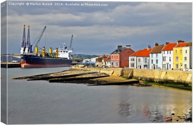 HARTLEPOOL HARBOUR Canvas Print by Martyn Arnold