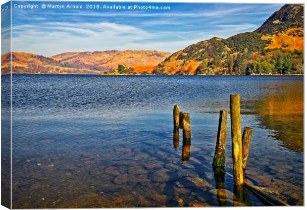 Ullswater, Lake District Canvas Print by Martyn Arnold