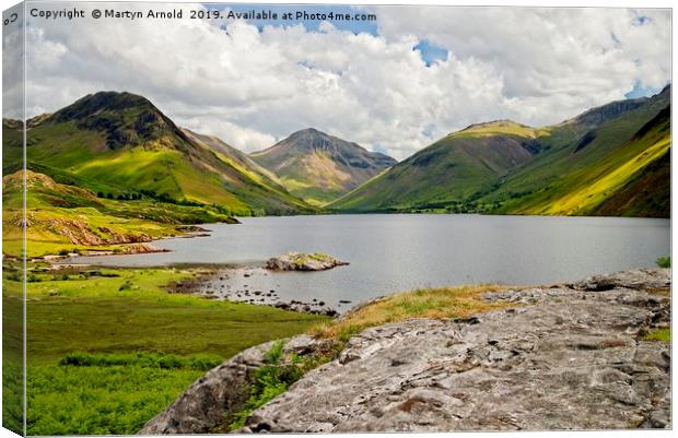 Great Gable and Wastwater Canvas Print by Martyn Arnold
