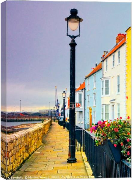 Hartlepool Seafront Street Canvas Print by Martyn Arnold