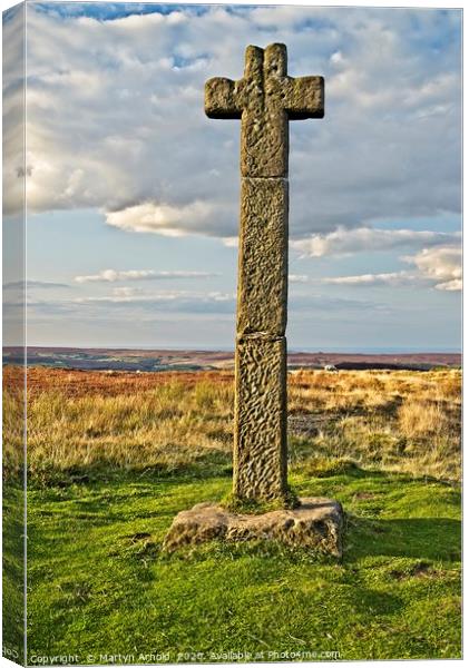 Young Ralph Cross North York Moors Canvas Print by Martyn Arnold