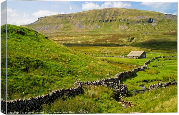 Pen-y-ghent, Yorkshire Dales Canvas Print by Martyn Arnold