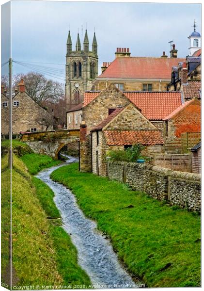 Helmsley, North York Moors Market Town, North York Canvas Print by Martyn Arnold