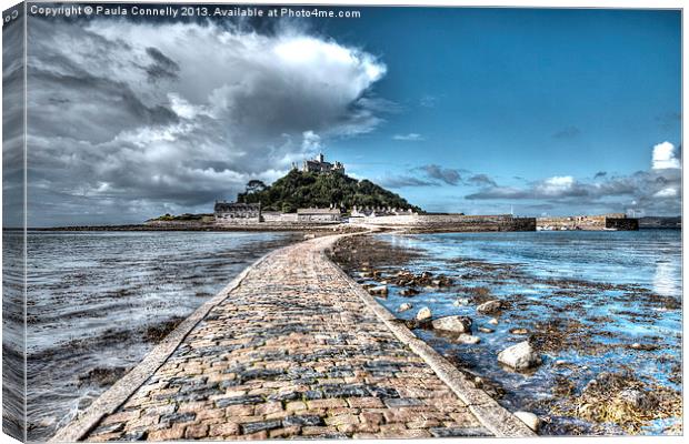 Saint Michaels Mount, Cornwall Canvas Print by Paula Connelly