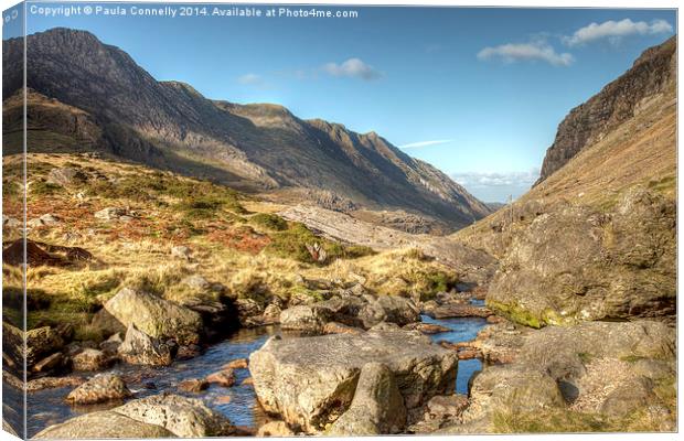 Llanberis Pass, Snowdonia Canvas Print by Paula Connelly