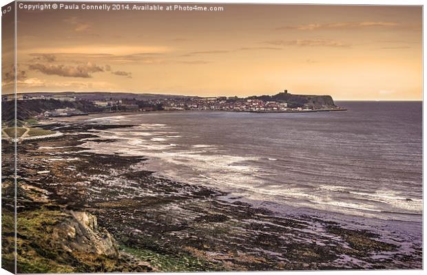 Scarborough South Bay Canvas Print by Paula Connelly