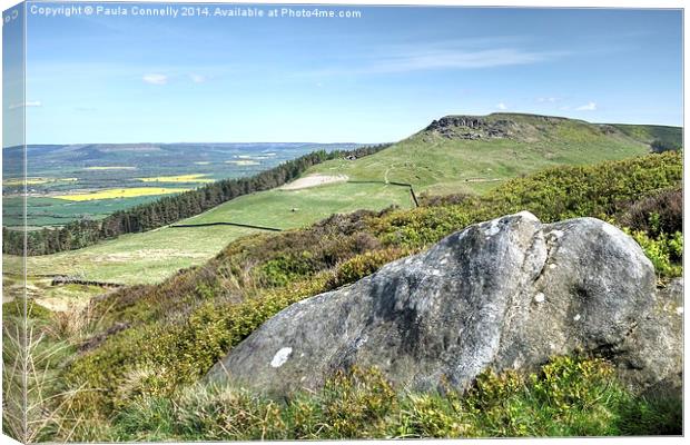 The Wain Stones in the Cleveland Hills Canvas Print by Paula Connelly