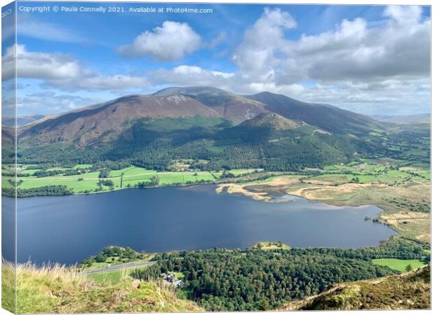 Skiddaw and Bassenthwaite Lake Canvas Print by Paula Connelly