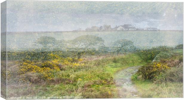 Cornwall Landscape Canvas Print by Jean Gill