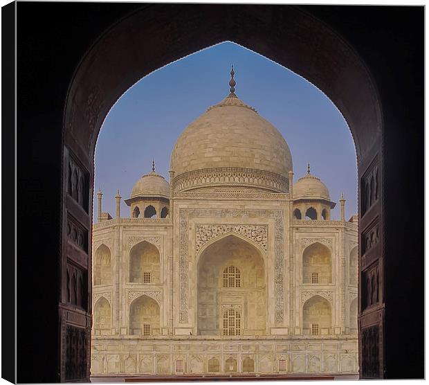 Taj Mahal Canvas Print by colin chalkley