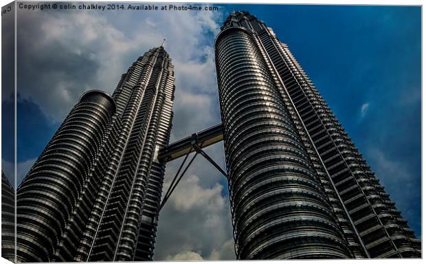 Petronas Towers - Kuala Lumpur  Canvas Print by colin chalkley