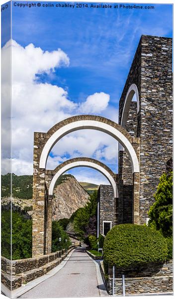  Arches Canvas Print by colin chalkley