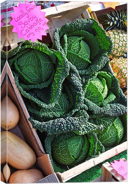  Local Produce #1 Canvas Print by Barrie Foster