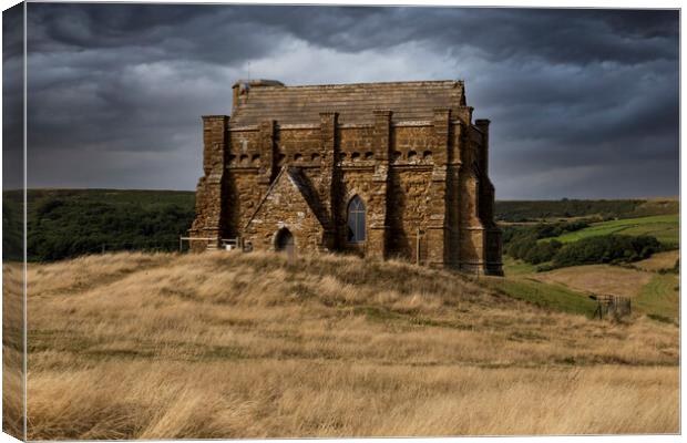 St Catherine's Chapel in Abbotsbury Canvas Print by Leighton Collins