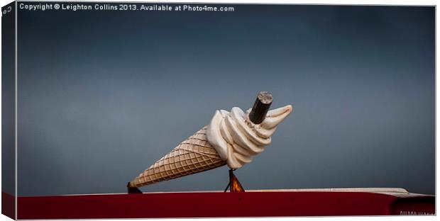 Ice cream van Canvas Print by Leighton Collins