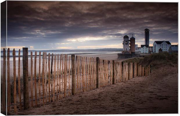 Swansea Marina Towers observatory Canvas Print by Leighton Collins