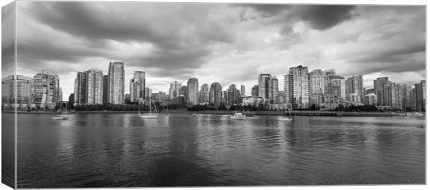 Vancouver skyline Canvas Print by Leighton Collins