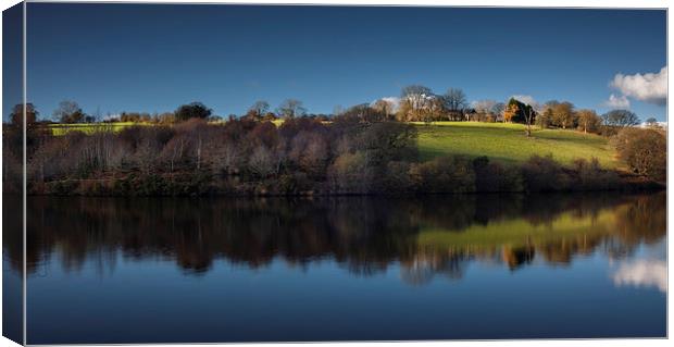  Lliw valley reservoir Canvas Print by Leighton Collins