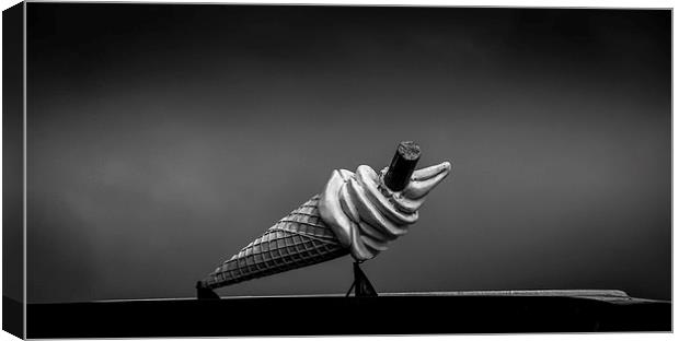 model of an Ice cream cone Canvas Print by Leighton Collins
