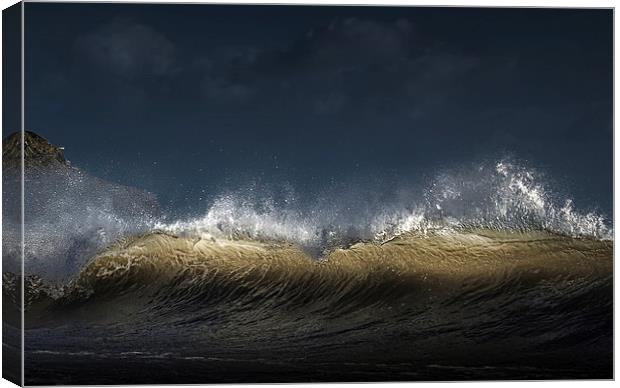  Breaking wave Canvas Print by Leighton Collins