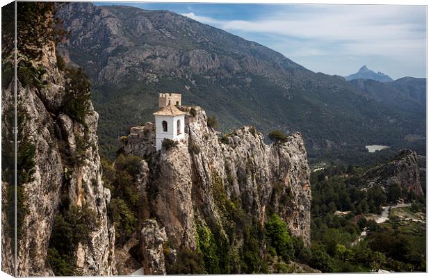  Guadalest Spain Canvas Print by Leighton Collins