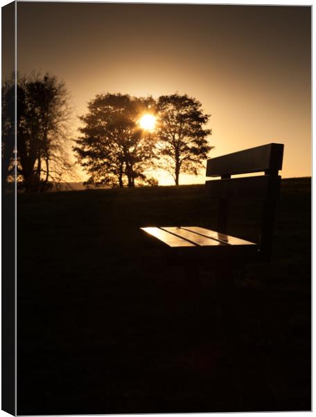 Sunset seat Canvas Print by Leighton Collins