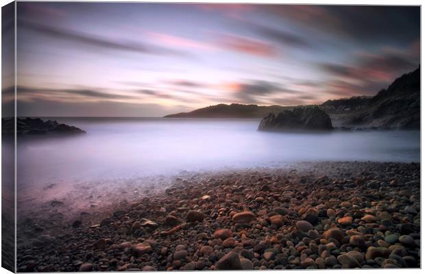 Rotherslade Bay Canvas Print by Leighton Collins