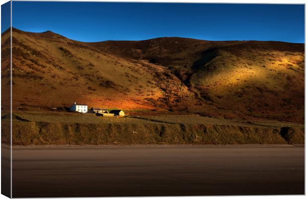 The Old Rectory at Rhossili Canvas Print by Leighton Collins