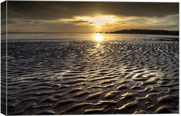 Swansea Bay morning Canvas Print by Leighton Collins