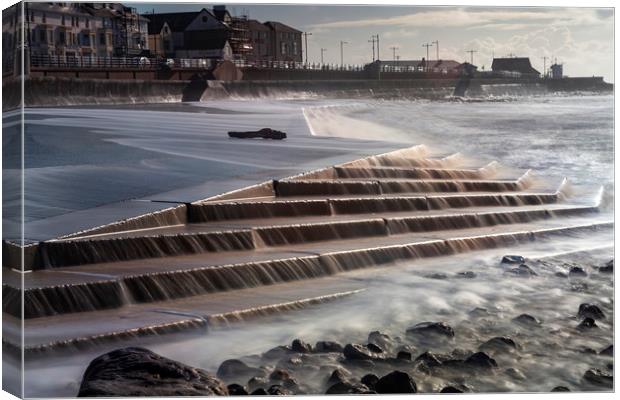 Porthcawl sea front Canvas Print by Leighton Collins