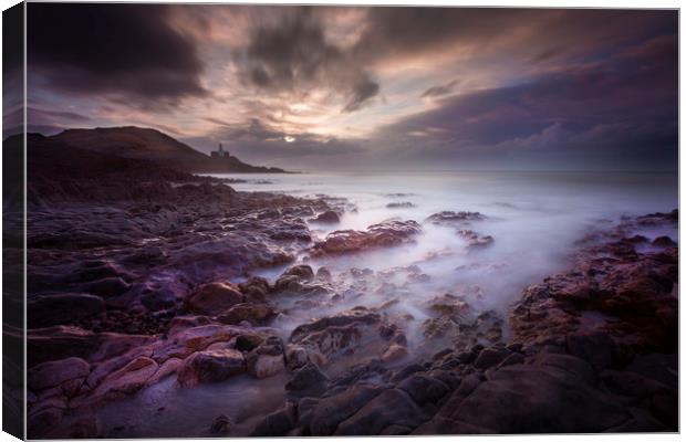 Daybreak at Bracelet Bay Canvas Print by Leighton Collins