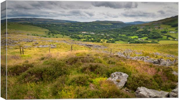 The upper Swansea Valley Canvas Print by Leighton Collins