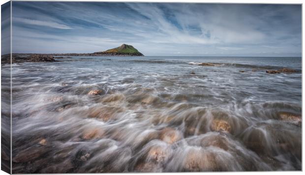 Worms head on the Gower peninsula Canvas Print by Leighton Collins